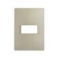 PLACA DE 1 MODULO BLANCO C/CHASIS BLANCO S26 SIMON