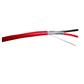 CABLE ALAR 2 CONDX18 AWG SOLIDO BLIND BOBINA 305M FPLR ROJ