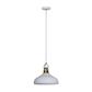 LUM INT SUSP E27 100-240V SIN LAMP BLANCO/DORADO LAOS