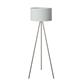 LUM DE PISO E27 100-240V S/LAMP ACERO BLANCO SATIN CHAMUK