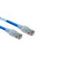 CORDON DE PARCHEO CAT6 SLIM AZUL CMR 7FT 28AWG