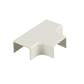 SECCION T DE PVC P/CANALETA 20X20MM BLANCO