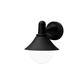 LUM ARBOTANTE FAROL CONICO E27 40W 100-240V S/LAMP IP44 NEGR