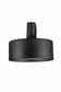 LUM SOB MURO LED 7W 100-265V 30K NEGRO EUROPEA