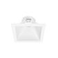 DIFUSOR CUADRADO BAFLE POLICARB BLANCO MODULO LED 8W