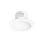 DIFUSOR REDONDO BAFLE POLICARB BLANCO MODULO LED 8W