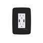 RECEPTACULO DPX 2P+T 20A 125V 5-15R C/2USB 4A 5V+PLACA BC/NG