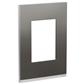 PLACA 3M METAL GRIS ALUMINIO C/CHASIS TERMOPLASTICO