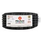 POLIFLEX NEGRO RANURADO ROLLO 50 MTS 1PG