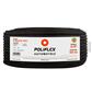 POLIFLEX NEGRO RANURADO ROLLO 50 MTS 3/8PG